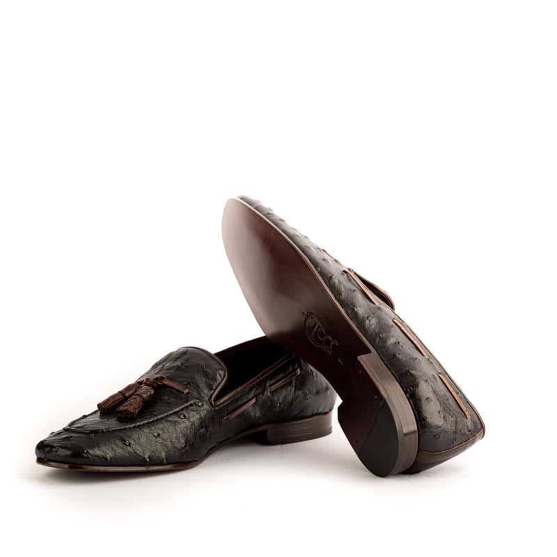 Cyrus Drake Ostrich - Premium Men Dress Shoes from Que Shebley - Shop now at Que Shebley