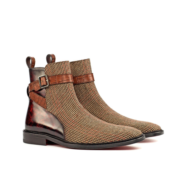 Dandy Jodhpur Patina Boots - Premium Men Dress Boots from Que Shebley - Shop now at Que Shebley