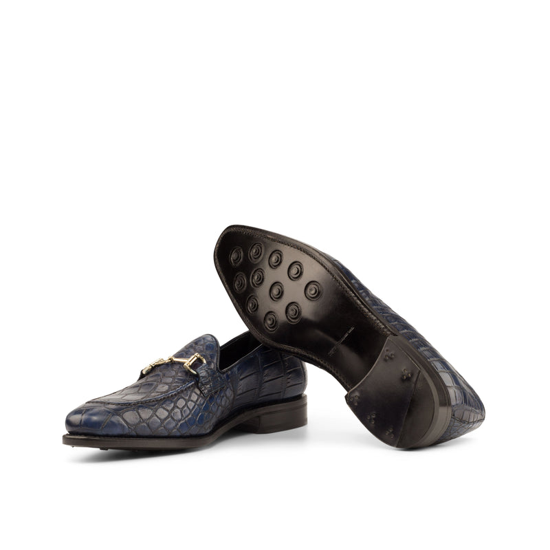 Daurud Alligator Loafers - Premium Men Dress Shoes from Que Shebley - Shop now at Que Shebley