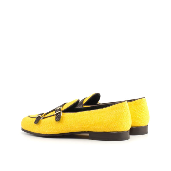 David Python monk slipper - Premium Men Dress Shoes from Que Shebley - Shop now at Que Shebley