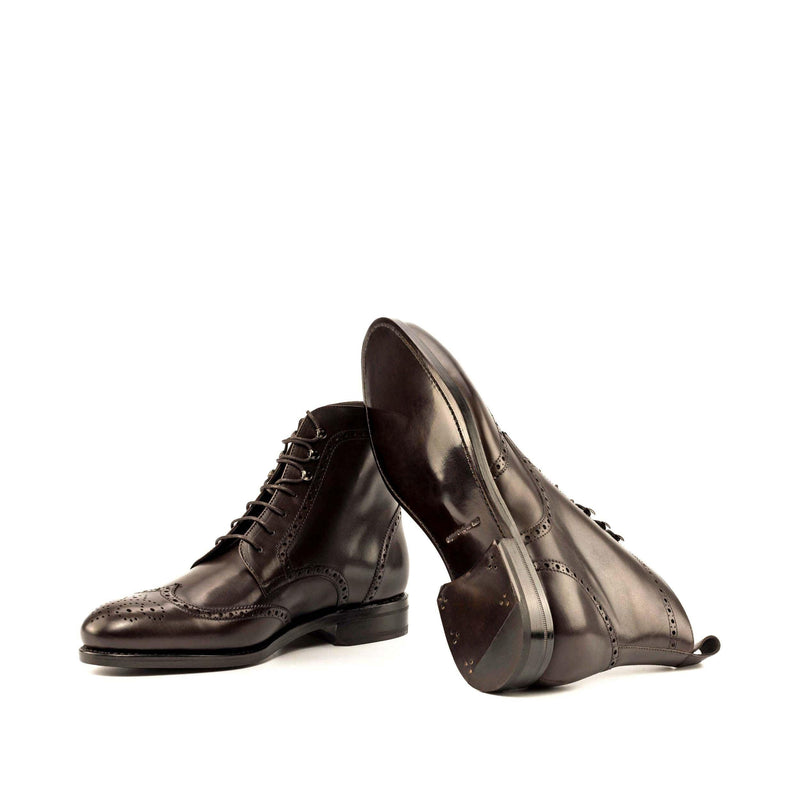 Devin Military Brogue Boots - Premium Men Dress Boots from Que Shebley - Shop now at Que Shebley