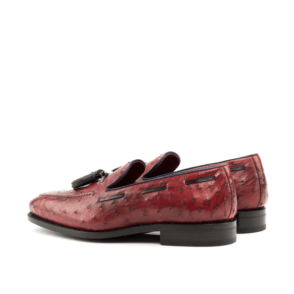 Duris Ostrich Loafers - Premium Men Dress Shoes from Que Shebley - Shop now at Que Shebley