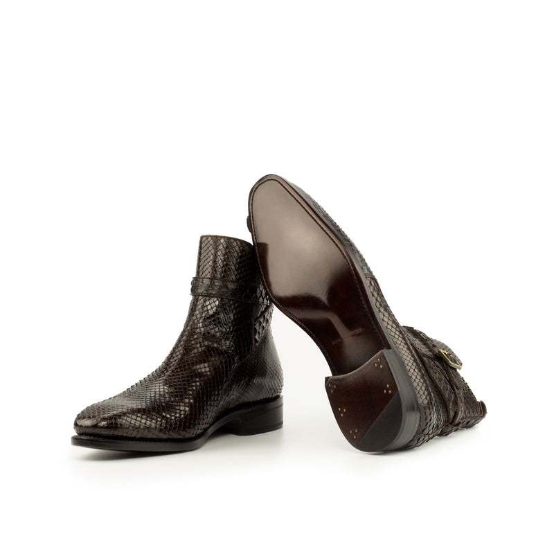 Easton Jodhpur Python Boots - Premium Men Dress Boots from Que Shebley - Shop now at Que Shebley