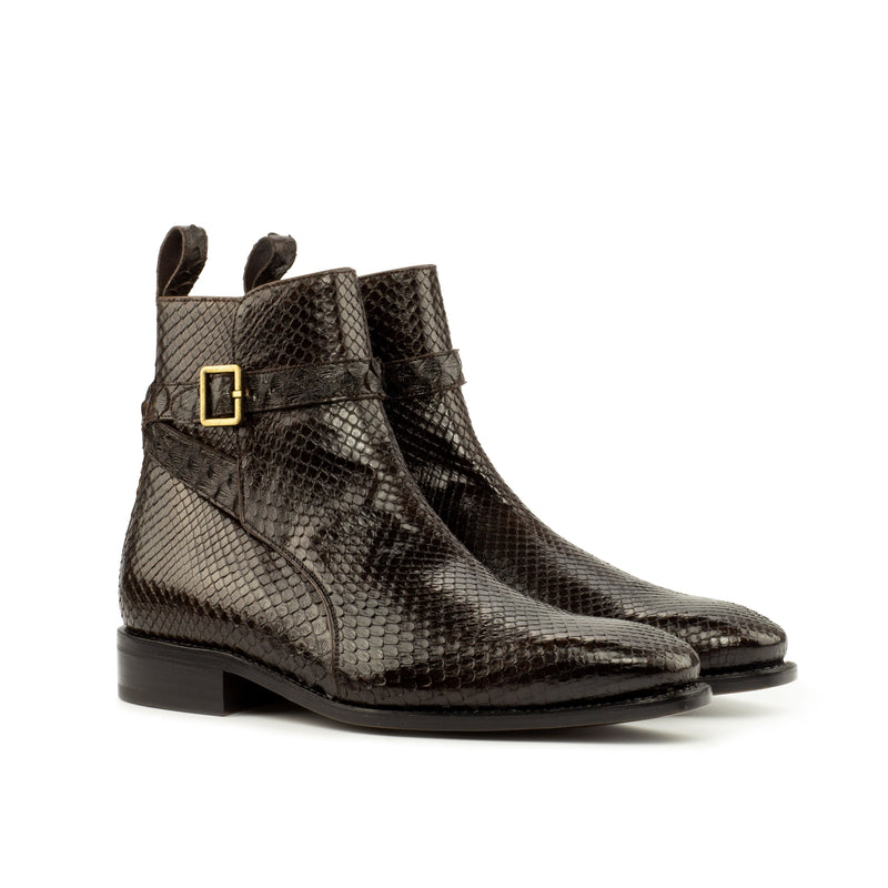 Easton Jodhpur Python Boots - Premium Men Dress Boots from Que Shebley - Shop now at Que Shebley