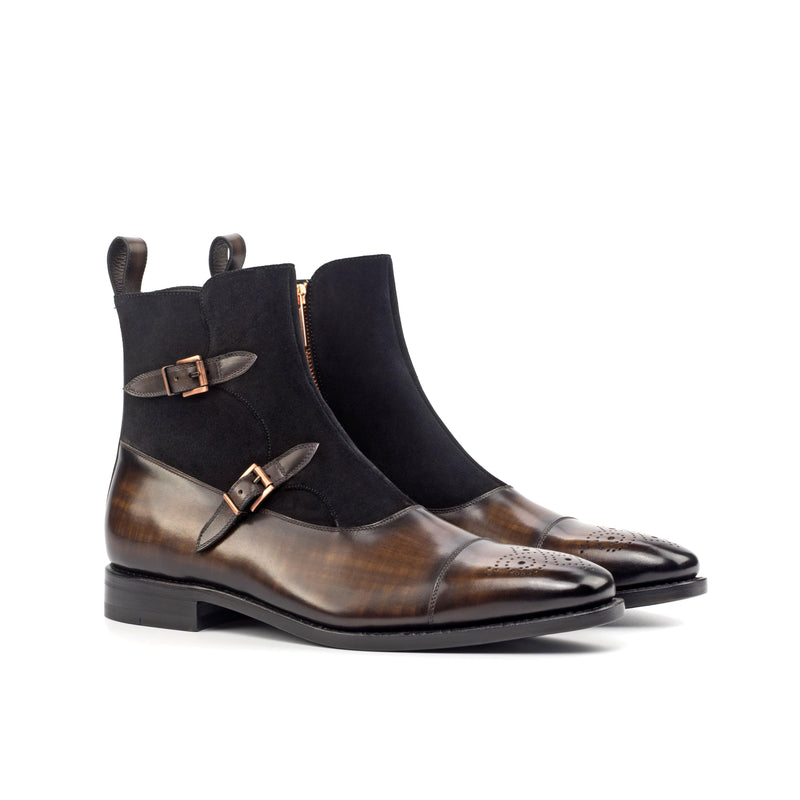 Faro Octavian Patina Boots - Premium Men Dress Boots from Que Shebley - Shop now at Que Shebley
