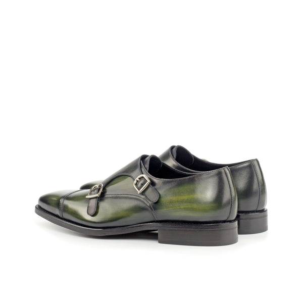 Fernando Double Monk Patina - Premium Men Dress Shoes from Que Shebley - Shop now at Que Shebley