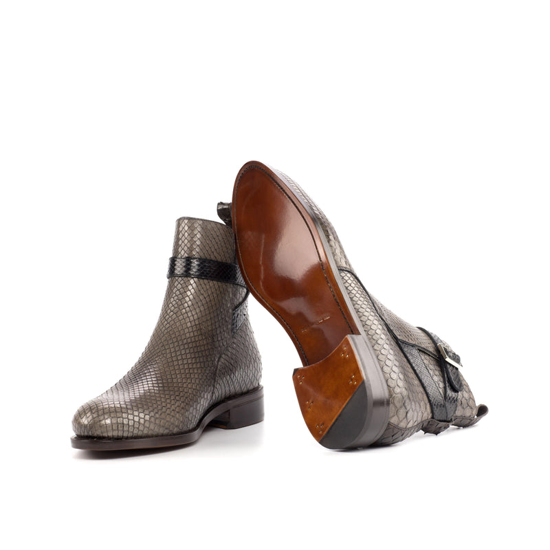Firna python Jodhpur Boots - Premium Men Dress Boots from Que Shebley - Shop now at Que Shebley