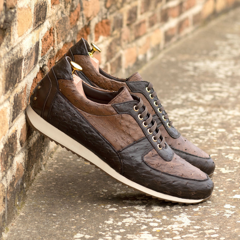 Flawless Ostrich Corsini Sneakers - Premium Men Casual Shoes from Que Shebley - Shop now at Que Shebley
