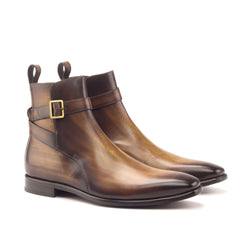 GEO Jodhpur Patina Boots - Premium Men Dress Boots from Que Shebley - Shop now at Que Shebley