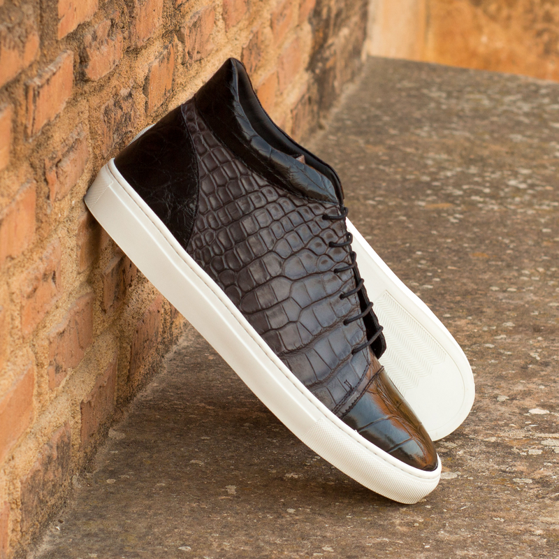 Ghost Alligator high top sneakers - Premium Men Casual Shoes from Que Shebley - Shop now at Que Shebley