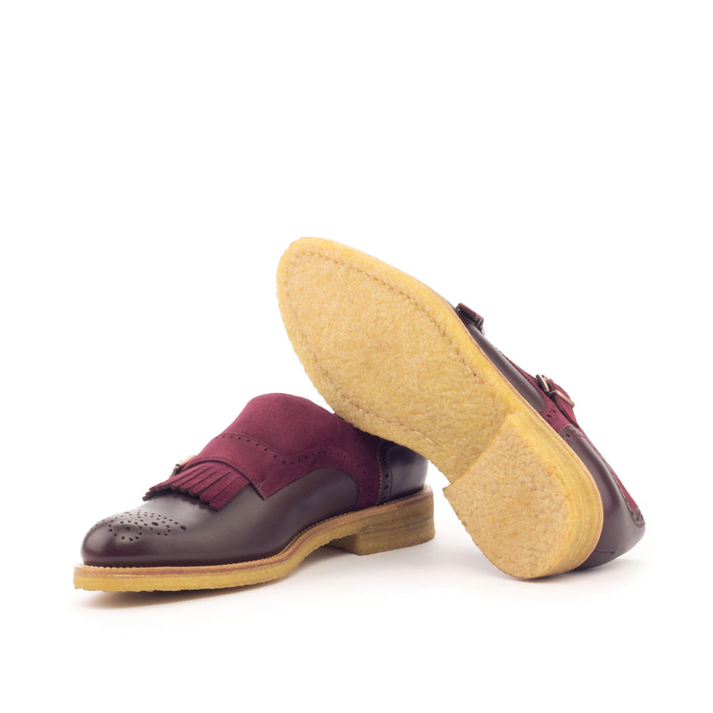 Gina Kiltie unisex Monk Strap - Premium women dress shoes from Que Shebley - Shop now at Que Shebley