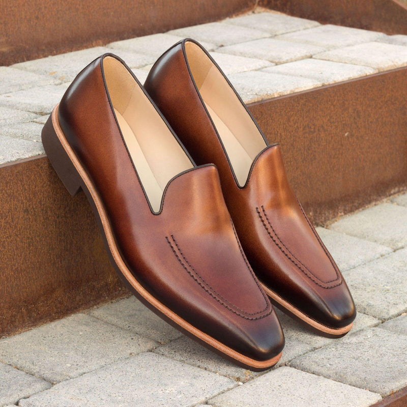 Gold Loafers - Premium Men Dress Shoes from Que Shebley - Shop now at Que Shebley