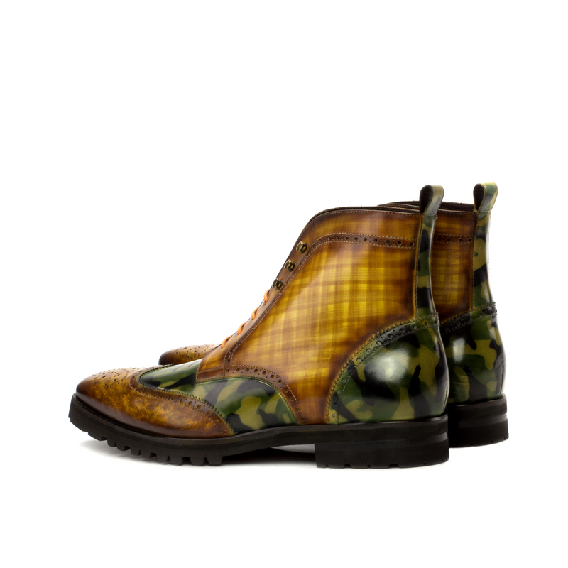 Goodlife Military Brogue Boots II - Premium Men Dress Boots from Que Shebley - Shop now at Que Shebley