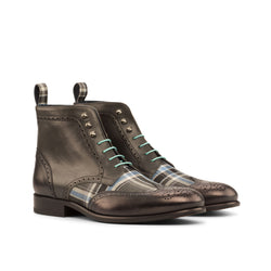 H94 Military Brogue Boots - Premium Men Dress Boots from Que Shebley - Shop now at Que Shebley
