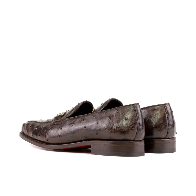 Harpon Ostrich Loafers - Premium Men Dress Shoes from Que Shebley - Shop now at Que Shebley