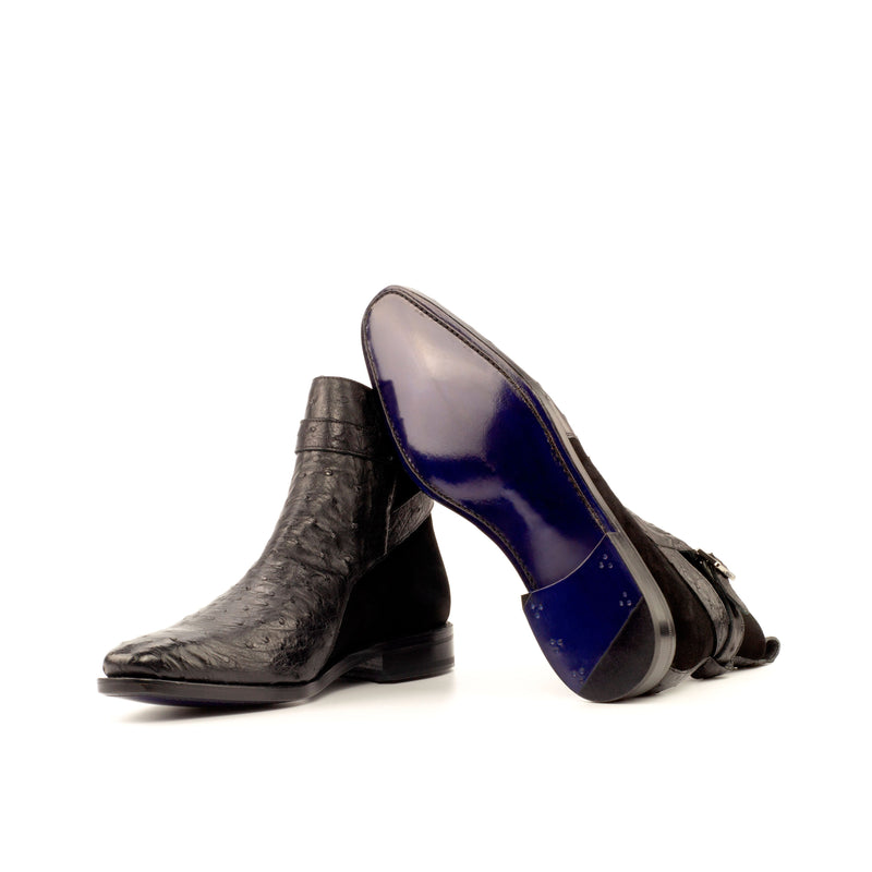 Hastin Jodhpur Ostrich Boots - Premium Men Dress Boots from Que Shebley - Shop now at Que Shebley