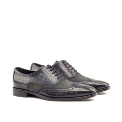 Jamol Patina Full Brogue Shoes - Premium Men Dress Shoes from Que Shebley - Shop now at Que Shebley