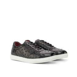Jewels Trainer Ostrich Sneaker - Premium Men Casual Shoes from Que Shebley - Shop now at Que Shebley