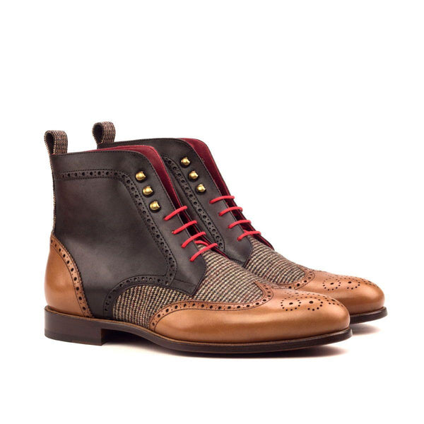 Juda Military Brogue Boots - Premium Men Dress Boots from Que Shebley - Shop now at Que Shebley