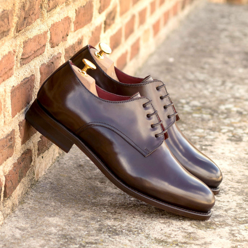 Jurry Cordovan Derby Shoes - Premium Men Dress Shoes from Que Shebley - Shop now at Que Shebley