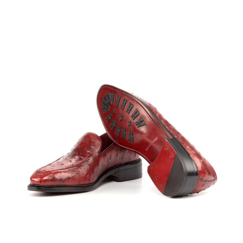 Karlos Ostrich Loafers - Premium Men Dress Shoes from Que Shebley - Shop now at Que Shebley