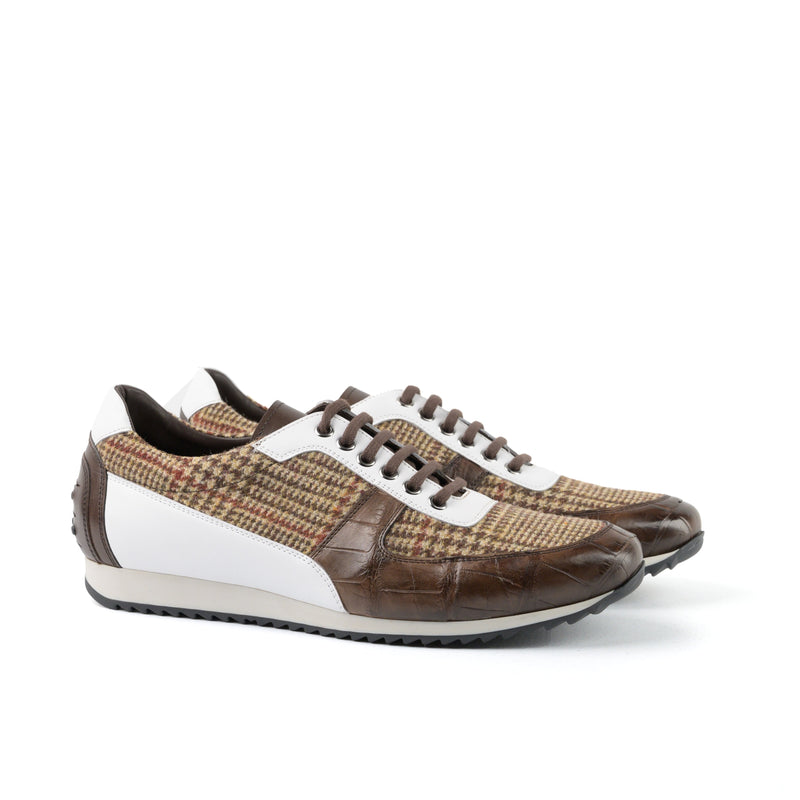 Kevin Alligator Corsini Sneakers - Premium Men Casual Shoes from Que Shebley - Shop now at Que Shebley