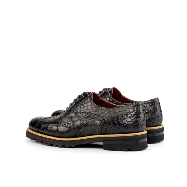 Leima Ladies Full Brogue Shoes - Premium women dress shoes from Que Shebley - Shop now at Que Shebley