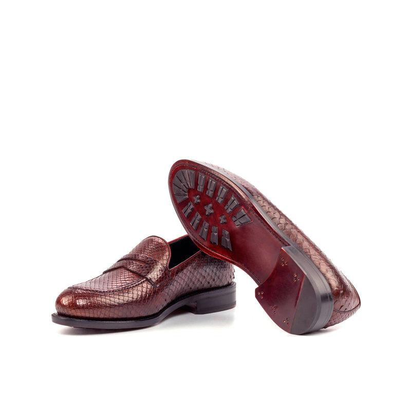 Lenos Python Loafers - Premium Men Dress Shoes from Que Shebley - Shop now at Que Shebley