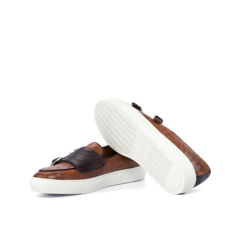 Lizo Ostrich Monk Sneaker - Premium Men Casual Shoes from Que Shebley - Shop now at Que Shebley