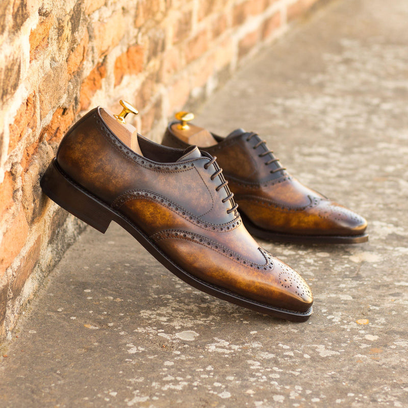 Luie Patina Full Brogue Shoes - Premium Men Dress Shoes from Que Shebley - Shop now at Que Shebley
