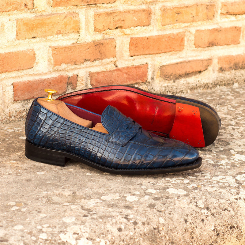 Lvl Alligator Loafers - Premium Men Dress Shoes from Que Shebley - Shop now at Que Shebley