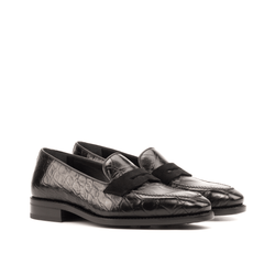 Mark Alligator Loafers - Premium Men Dress Shoes from Que Shebley - Shop now at Que Shebley