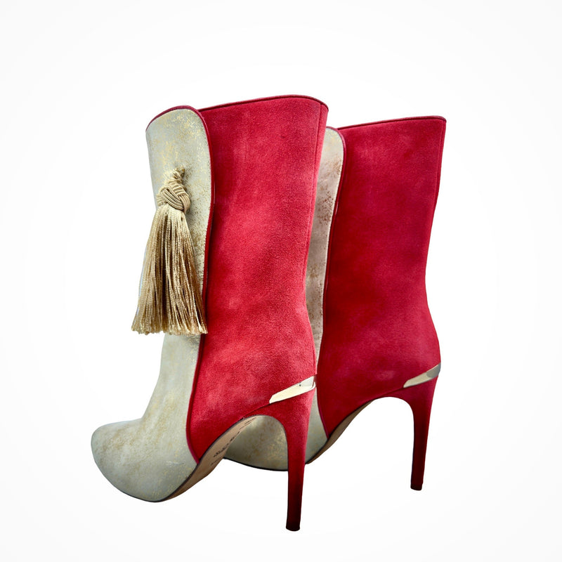 Martina Toulouse High Heel Booties - Premium women high heel boots from Que Shebley - Shop now at Que Shebley