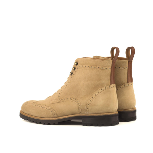 Mayas Ladies Military Brogue Boots II - Premium wholesale from Que Shebley - Shop now at Que Shebley