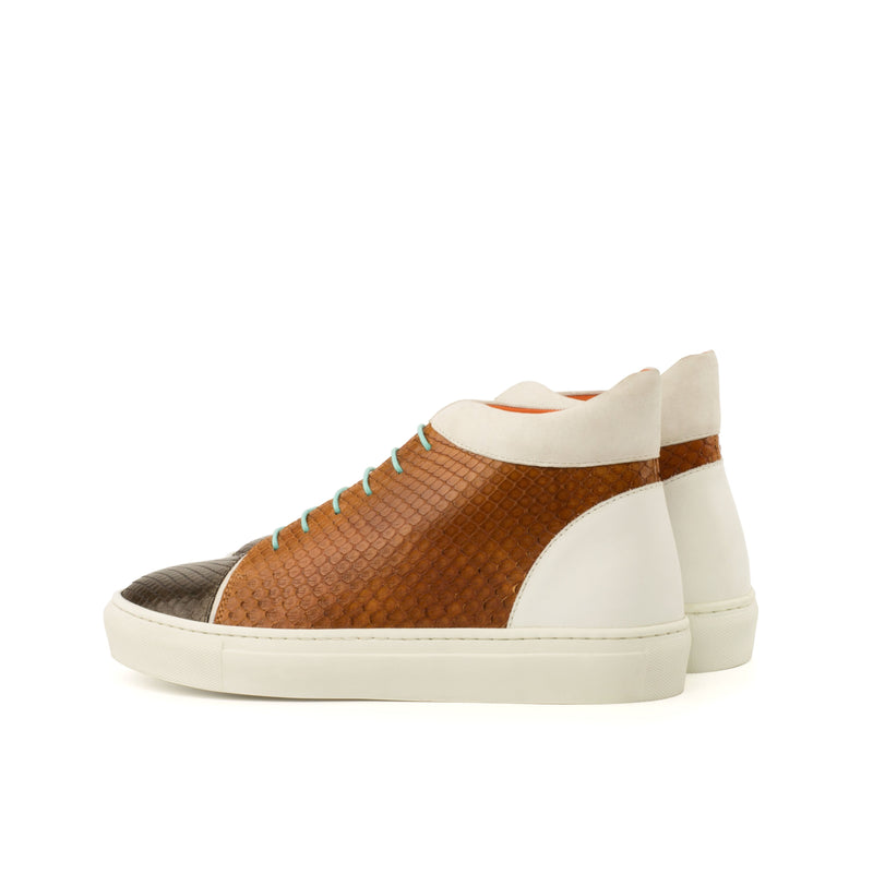 Melqart Python High Top Sneakers - Premium Men Casual Shoes from Que Shebley - Shop now at Que Shebley