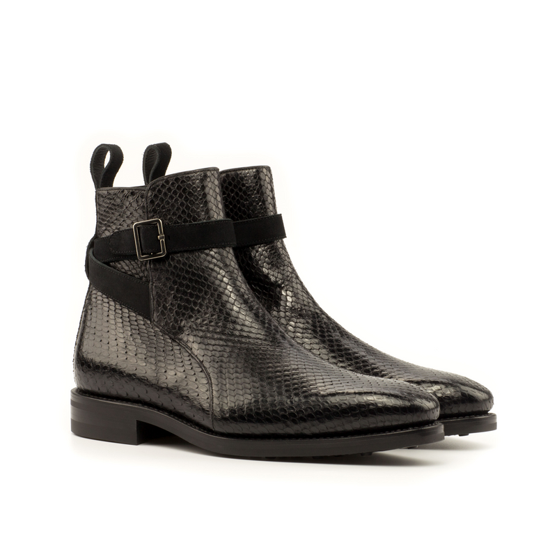 Miyamoto 2 Jodhpur Python Boots - Premium Men Dress Boots from Que Shebley - Shop now at Que Shebley