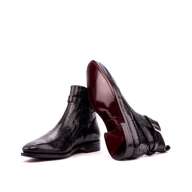 Miyamoto Jodhpur Python Boots - Premium Men Dress Boots from Que Shebley - Shop now at Que Shebley