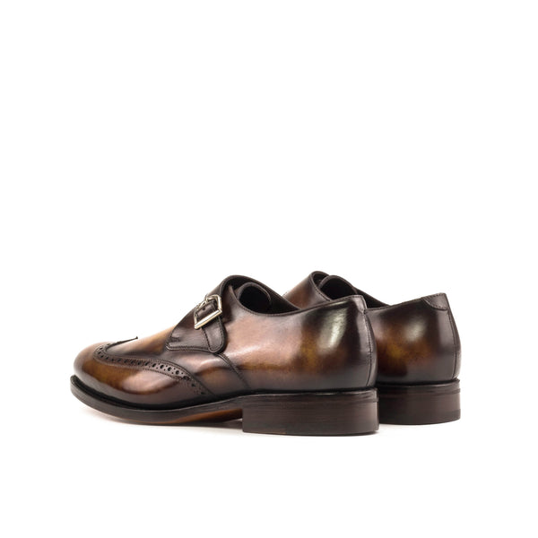 Nar Patina Single Monk - Premium Men Dress Shoes from Que Shebley - Shop now at Que Shebley