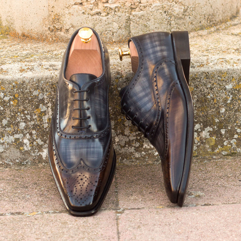 Owens Full Brogue Patina - Premium Men Dress Shoes from Que Shebley - Shop now at Que Shebley