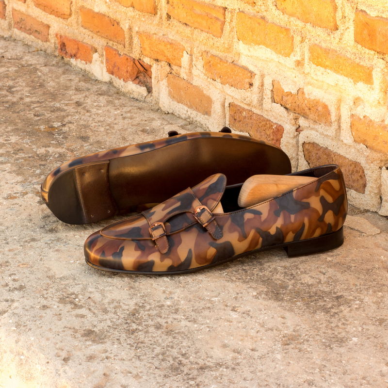 Pelagios Belgian Patina Monk Slipper II - Premium Men Dress Shoes from Que Shebley - Shop now at Que Shebley