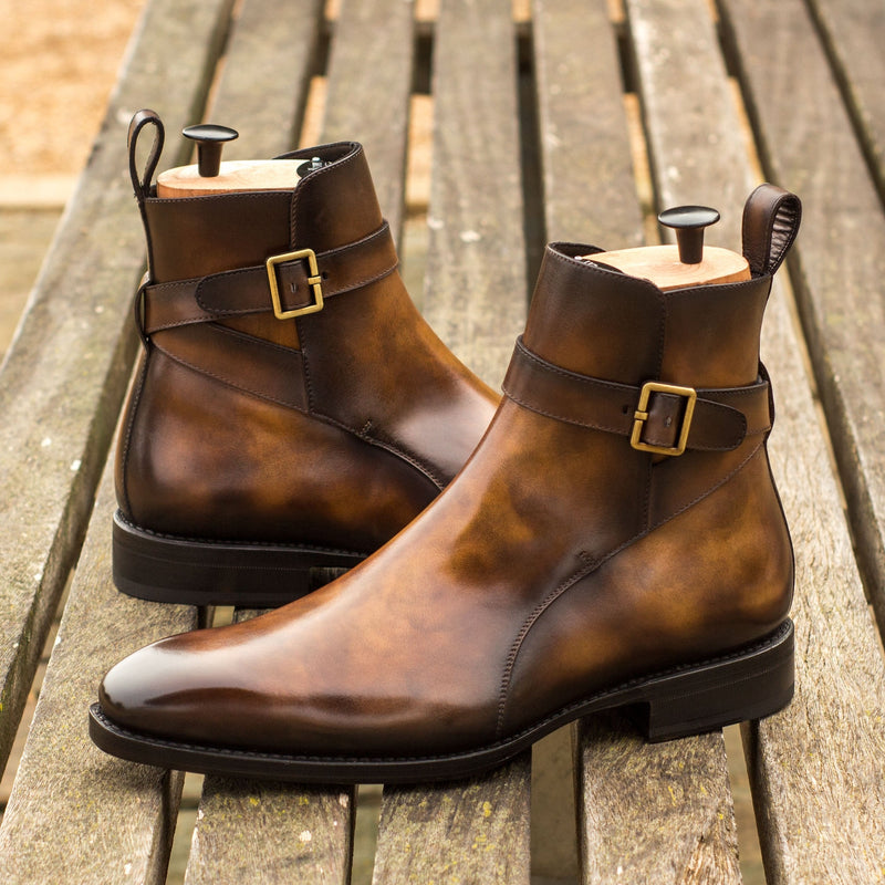 Picasso Jodhpur Patina Boots - Premium Men Dress Boots from Que Shebley - Shop now at Que Shebley
