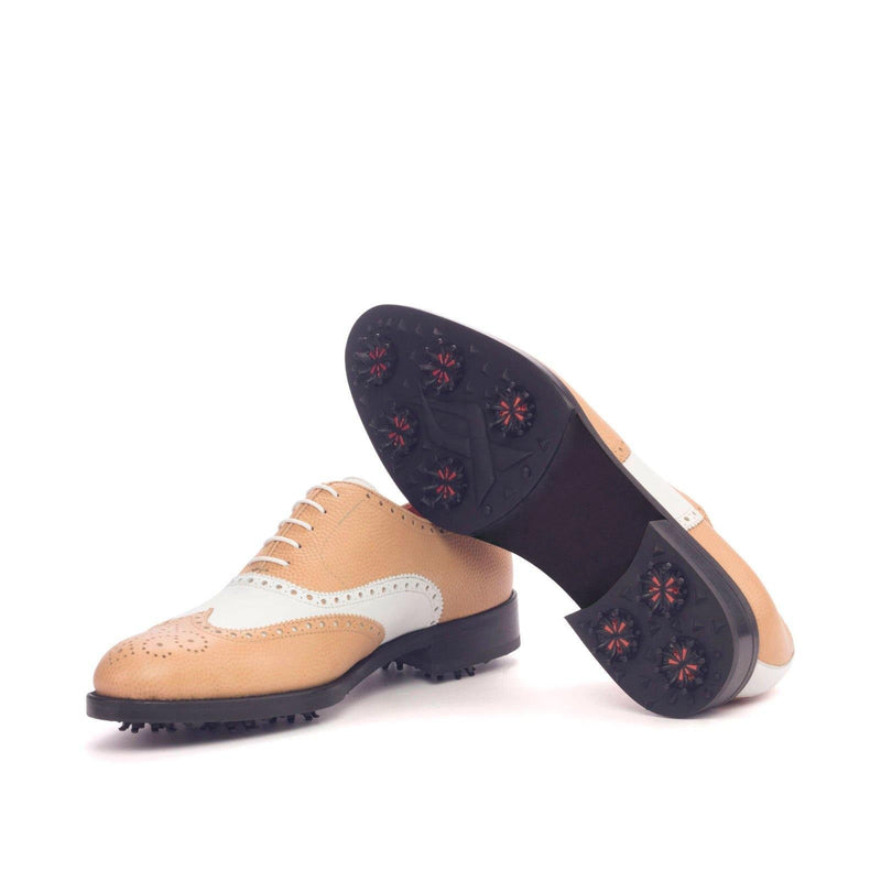 Puck Full Brogue Golf Shoes - Premium Men Golf Shoes from Que Shebley - Shop now at Que Shebley