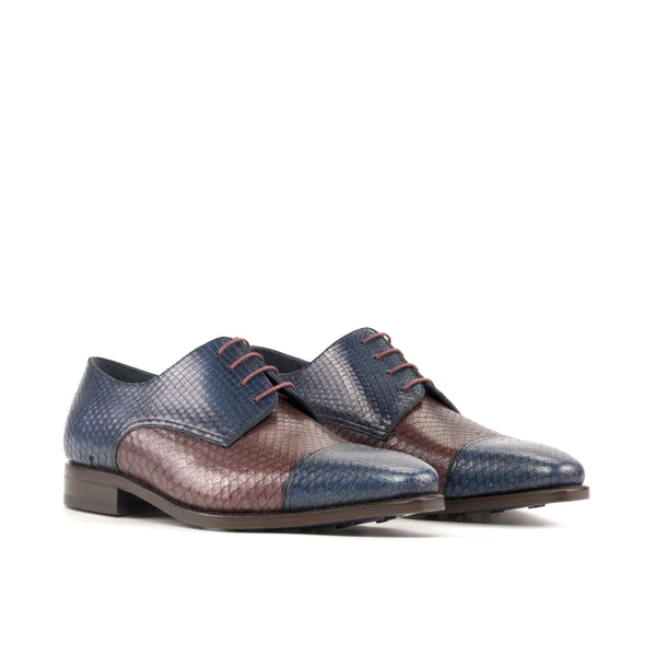 Rino Python Derby Shoes - Premium Men Dress Shoes from Que Shebley - Shop now at Que Shebley