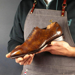 Rob Patina Wholecut - Premium Men Shoes Limited Edition from Que Shebley - Shop now at Que Shebley