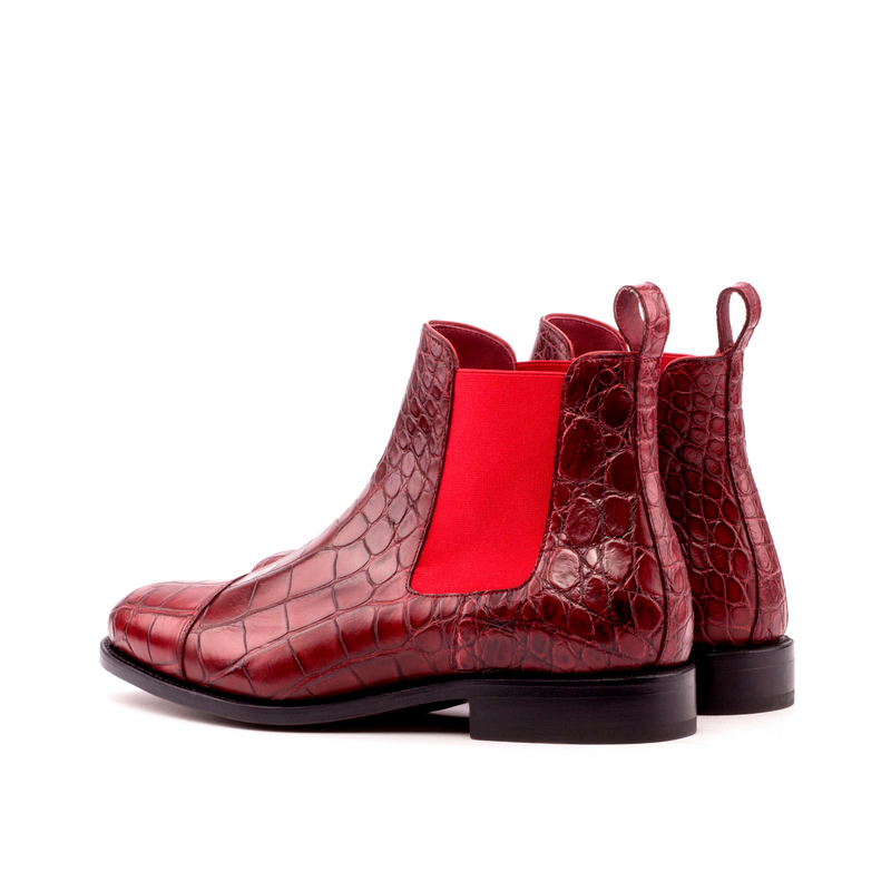 Rosalio Alligator Chelsea Boots - Premium Men Dress Boots from Que Shebley - Shop now at Que Shebley