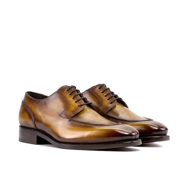 Rubis Derby Split Toe Patina Shoes II - Premium Men Dress Shoes from Que Shebley - Shop now at Que Shebley