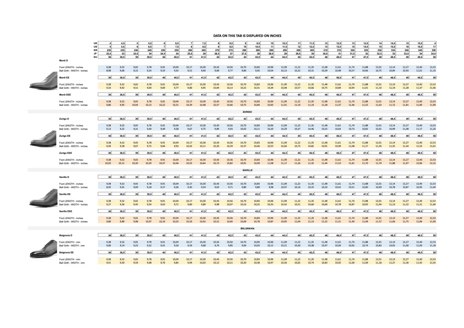 Brown leather ankle boots in sizing guide, fits true for luxury bespoke shoes for men