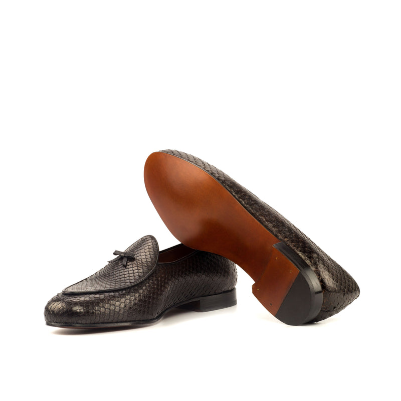 Sandiego Python Belgian Slipper - Premium Men Dress Shoes from Que Shebley - Shop now at Que Shebley
