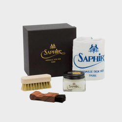 Saphir Premium Leather Care Kit - Premium shoe care kit from Que Shebley - Shop now at Que Shebley