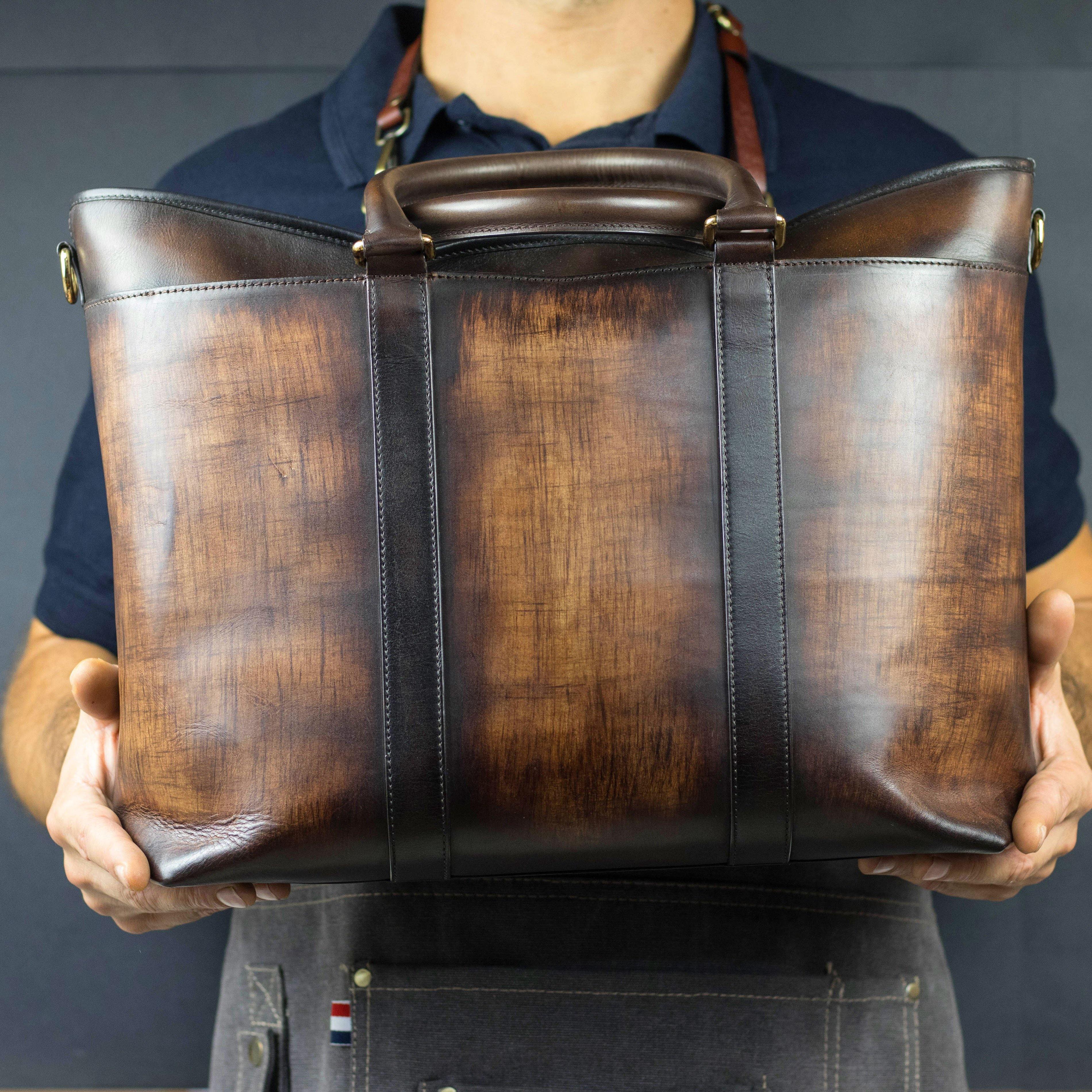 Smith casual patina tote bag - Premium Luxury Travel from Que Shebley - Shop now at Que Shebley